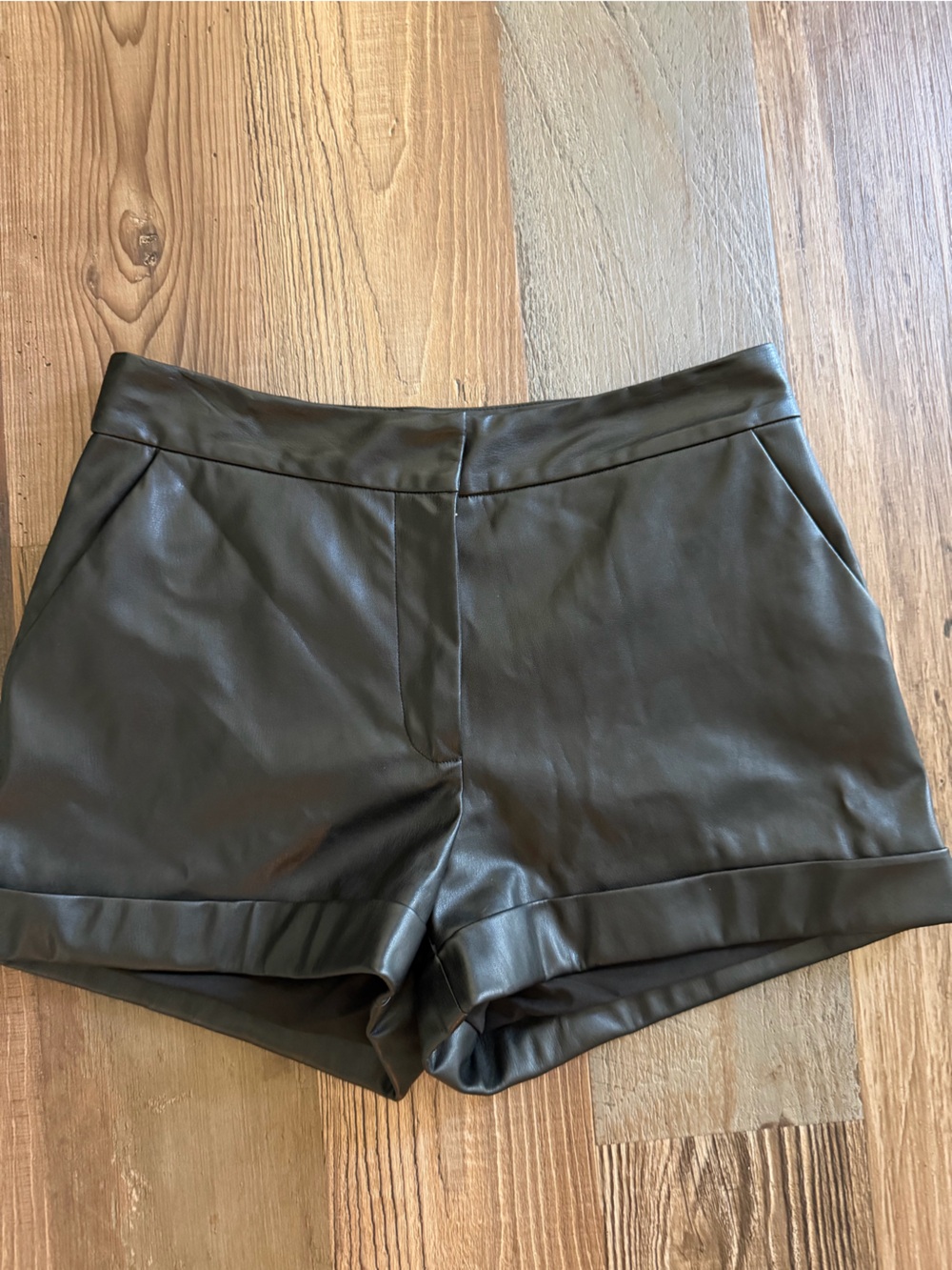 S’edge Vegan Leather Shorts
